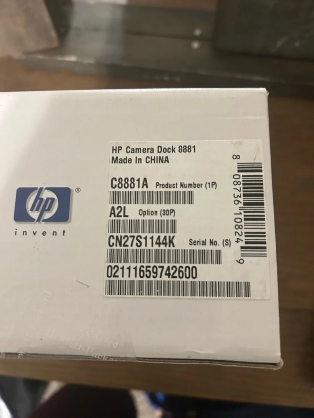 HP Photosmart 8881 Black Charging & Data Dock